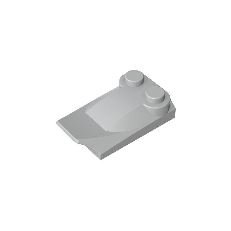 47456 | Slope, Curved 3 x 2 x 2/3 with 2 Studs, Wing End