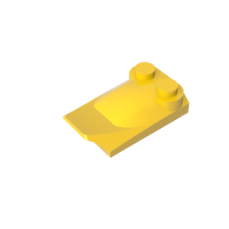 47456 | Slope, Curved 3 x 2 x 2/3 with 2 Studs, Wing End
