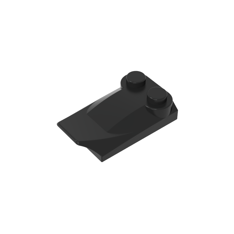 47456 | Slope, Curved 3 x 2 x 2/3 with 2 Studs, Wing End
