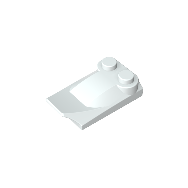 47456 | Slope, Curved 3 x 2 x 2/3 with 2 Studs, Wing End