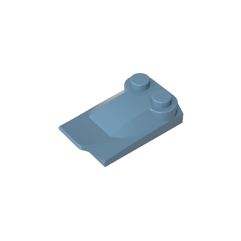 47456 | Slope, Curved 3 x 2 x 2/3 with 2 Studs, Wing End