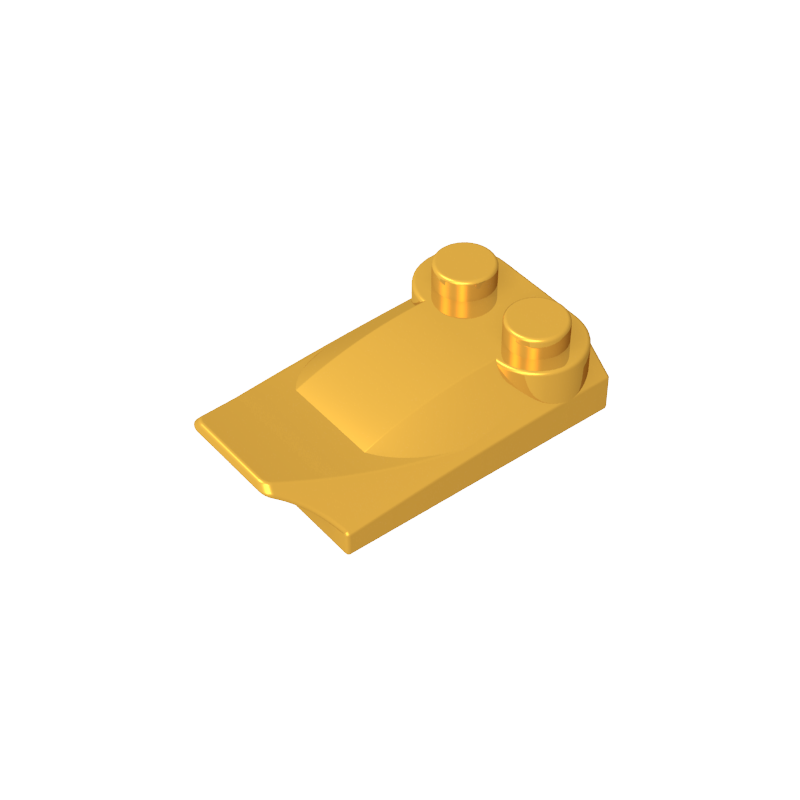47456 | Slope, Curved 3 x 2 x 2/3 with 2 Studs, Wing End