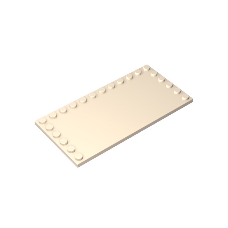 6178 | Tile, Modified 6 x 12 with Studs on Edges