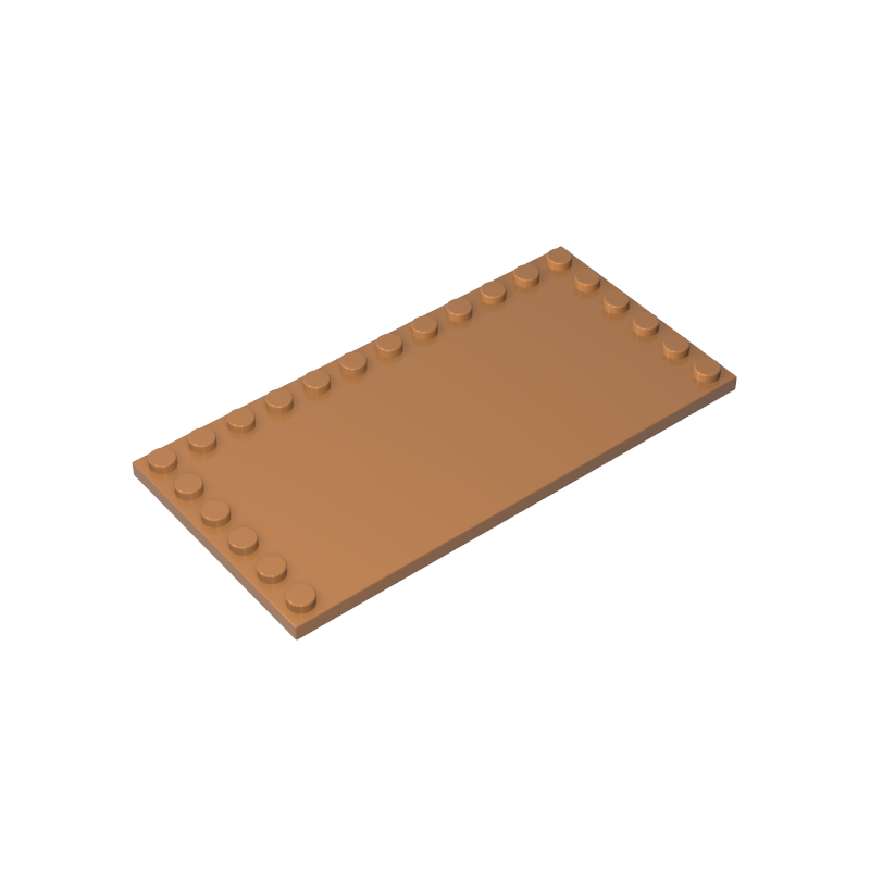 6178 | Tile, Modified 6 x 12 with Studs on Edges