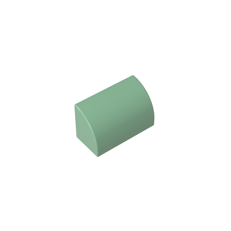 37352 | Slope, Curved 1 x 2 with Bottom Stud Holder