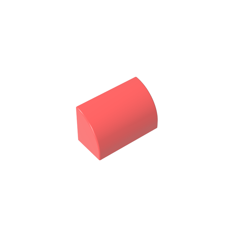 37352 | Slope, Curved 1 x 2 with Bottom Stud Holder