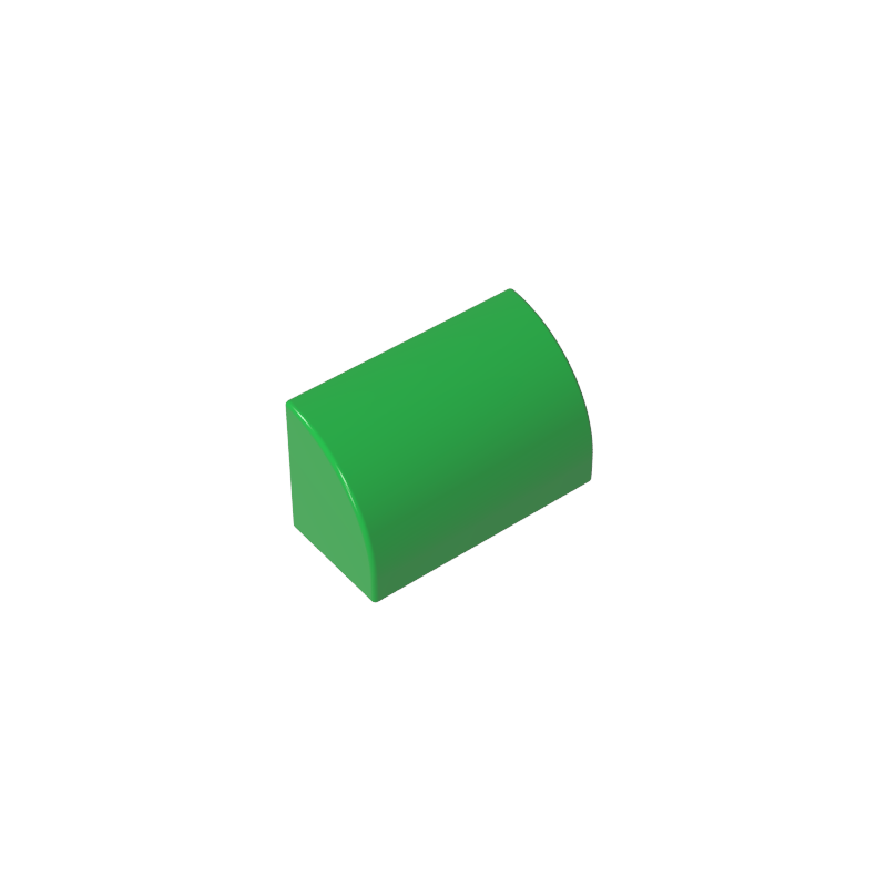 37352 | Slope, Curved 1 x 2 with Bottom Stud Holder