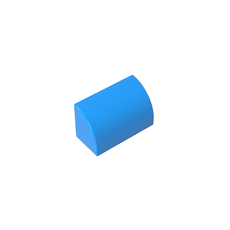 37352 | Slope, Curved 1 x 2 with Bottom Stud Holder