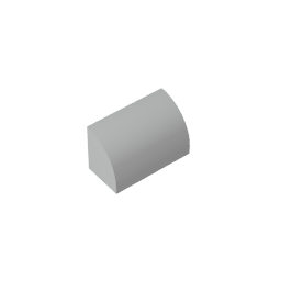 37352 | Slope, Curved 1 x 2 with Bottom Stud Holder