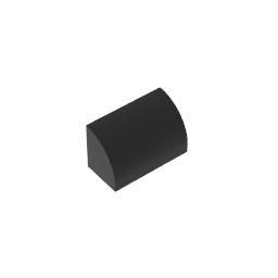 37352 | Slope, Curved 1 x 2 with Bottom Stud Holder