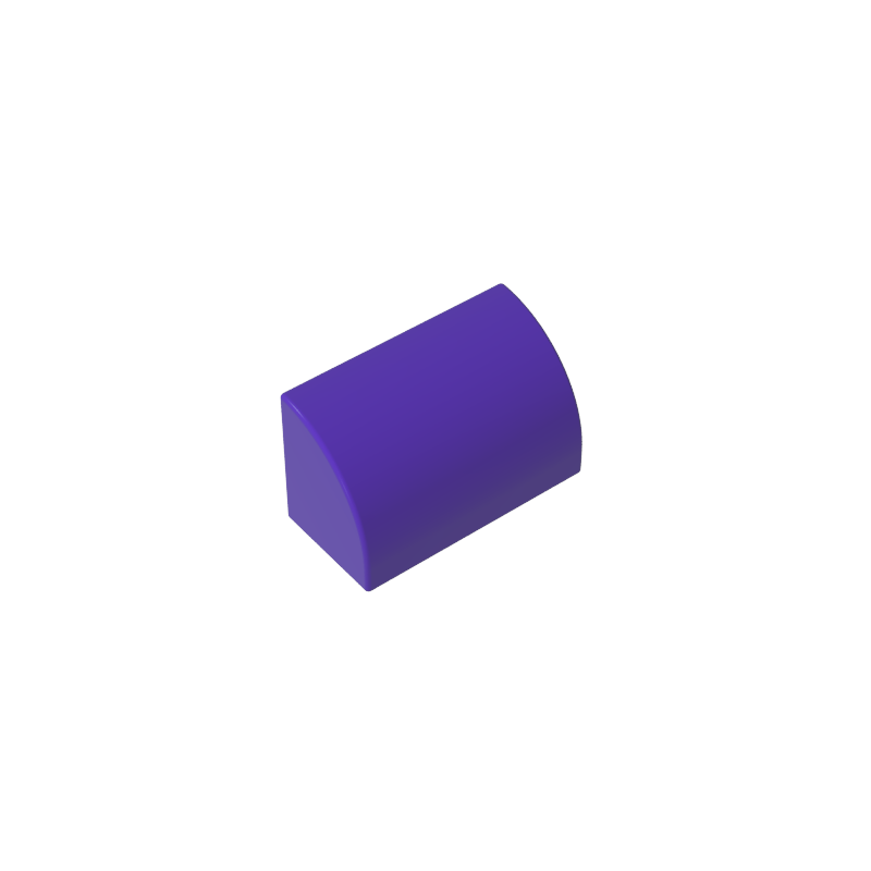 37352 | Slope, Curved 1 x 2 with Bottom Stud Holder