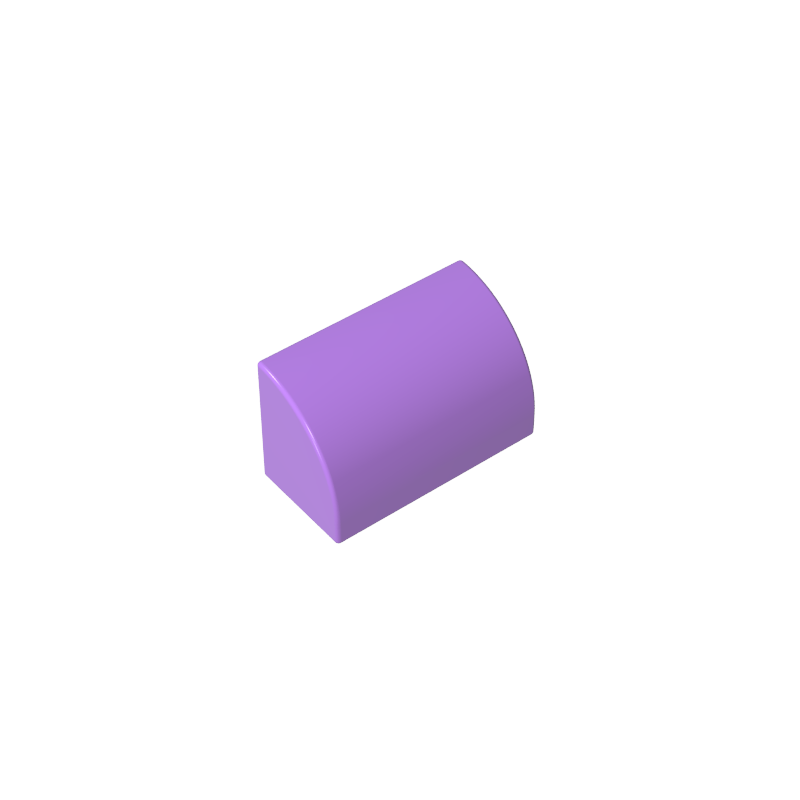 37352 | Slope, Curved 1 x 2 with Bottom Stud Holder