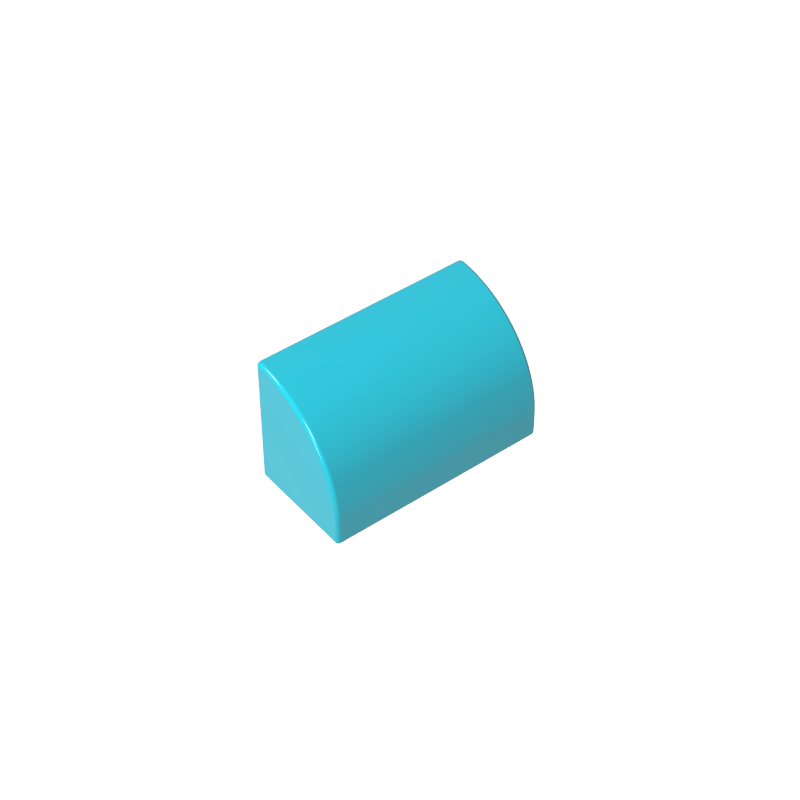 37352 | Slope, Curved 1 x 2 with Bottom Stud Holder