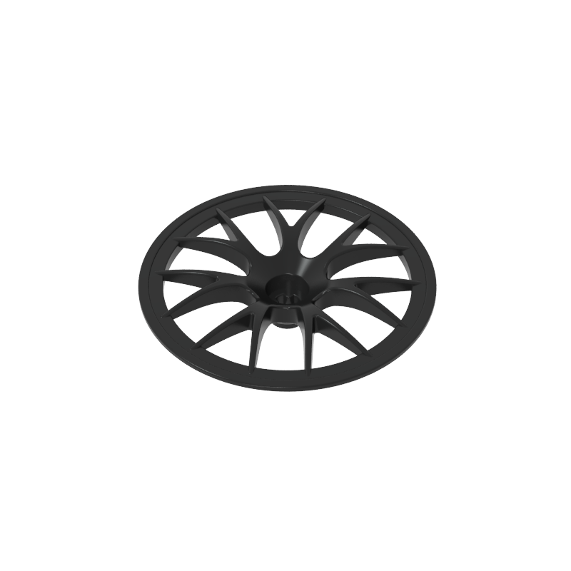 58088 | Wheel Cover 7 Spoke with Axle Hole - 56mm D. - for Wheel 44772