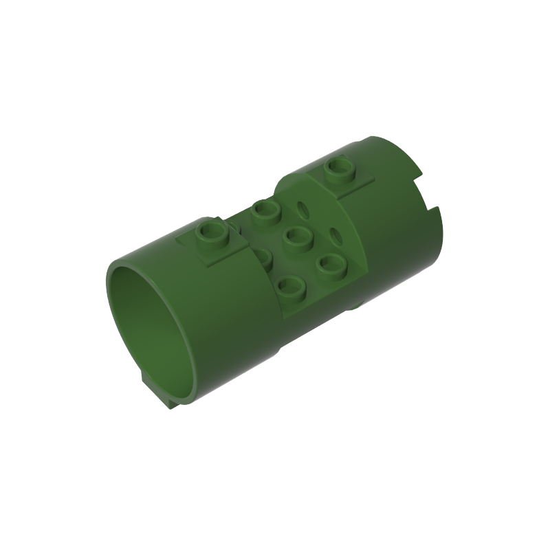 30360 | Cylinder 3 x 6 x 2 2/3 Horizontal - Round Connections Between Interior Studs