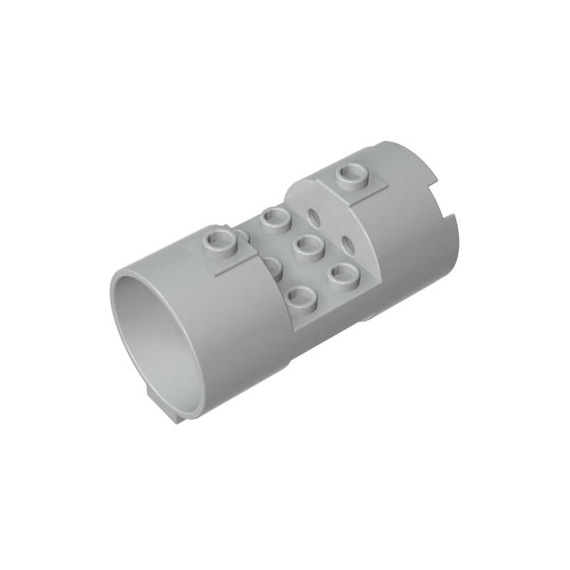 30360 | Cylinder 3 x 6 x 2 2/3 Horizontal - Round Connections Between Interior Studs
