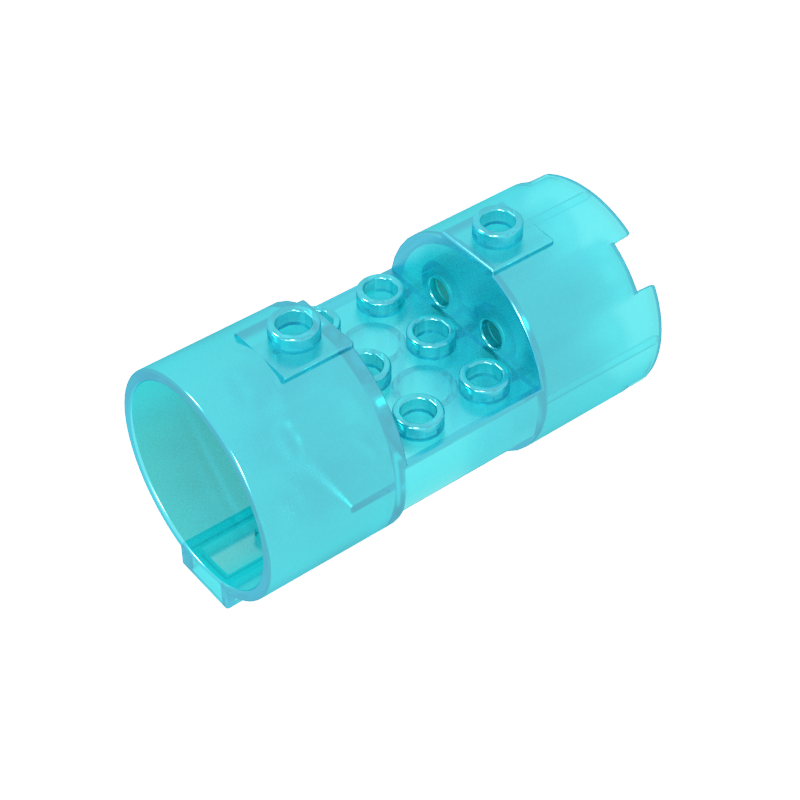 30360 | Cylinder 3 x 6 x 2 2/3 Horizontal - Round Connections Between Interior Studs
