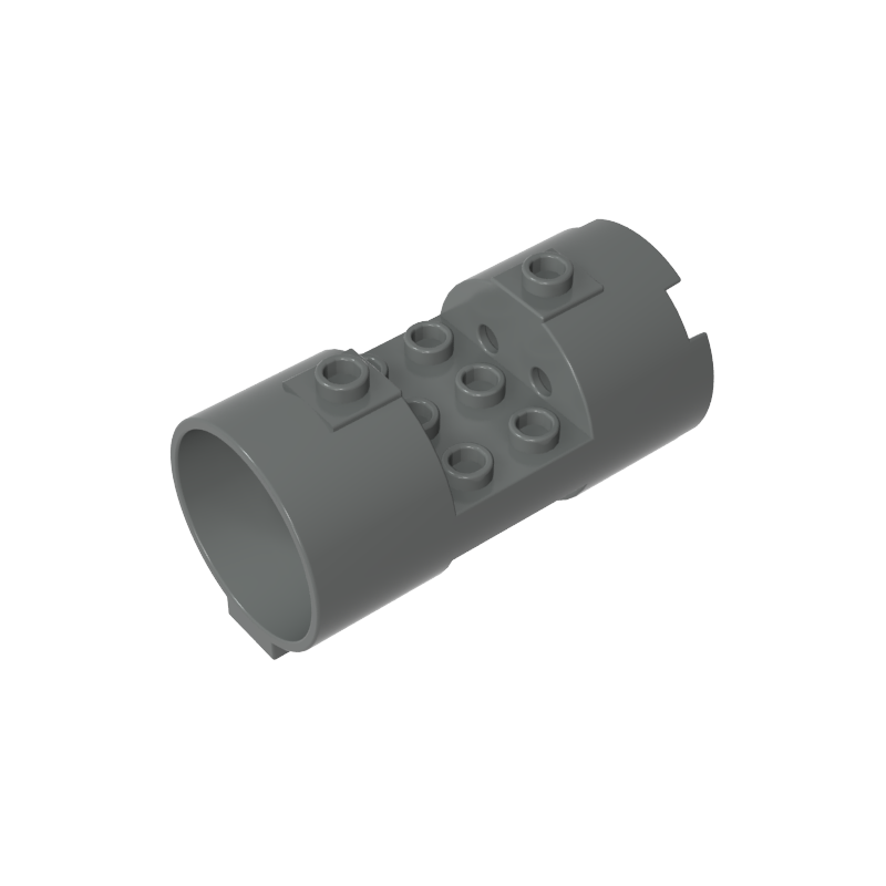 30360 | Cylinder 3 x 6 x 2 2/3 Horizontal - Round Connections Between Interior Studs
