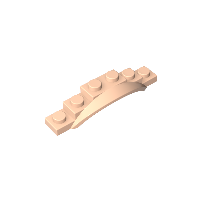 62361 | Vehicle, Mudguard 1 1/2 x 6 x 1 with Arch