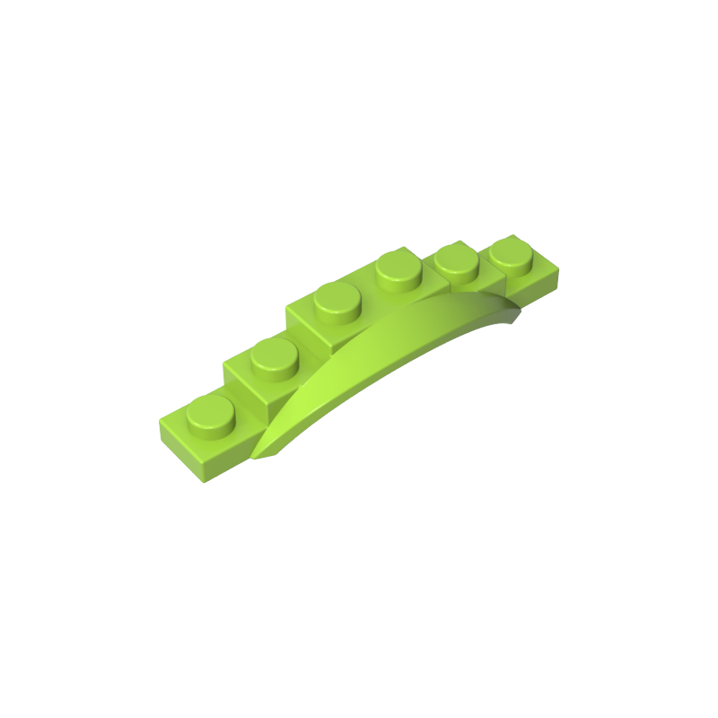 62361 | Vehicle, Mudguard 1 1/2 x 6 x 1 with Arch
