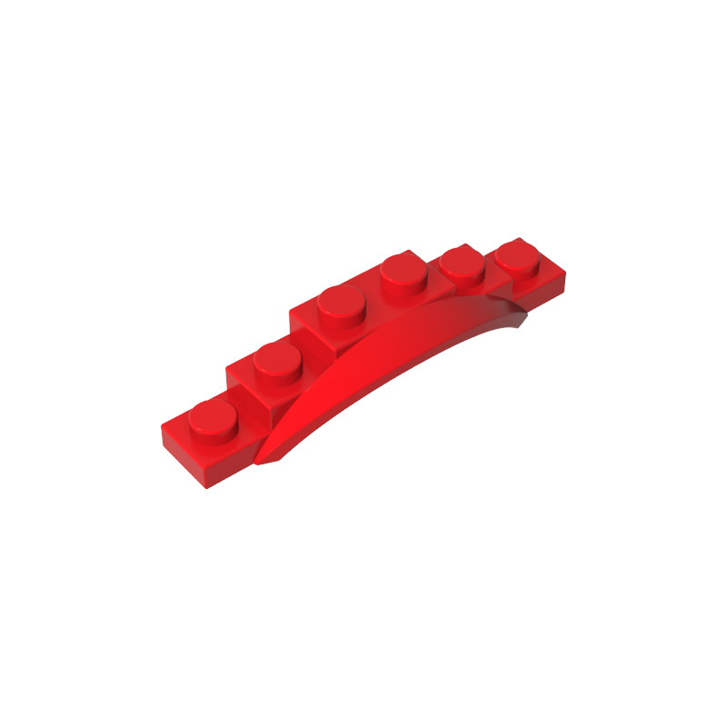 62361 | Vehicle, Mudguard 1 1/2 x 6 x 1 with Arch