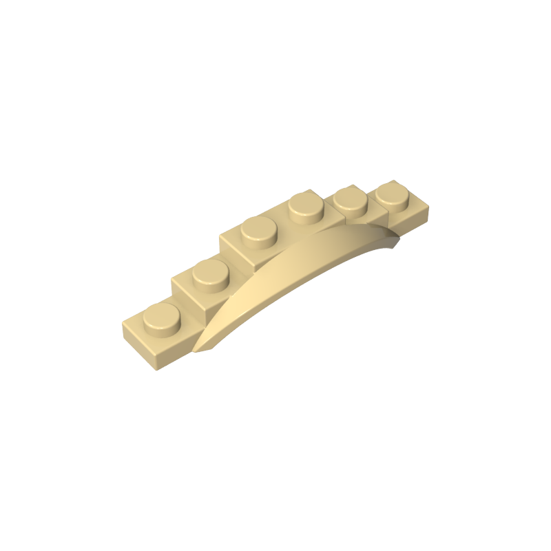 62361 | Vehicle, Mudguard 1 1/2 x 6 x 1 with Arch