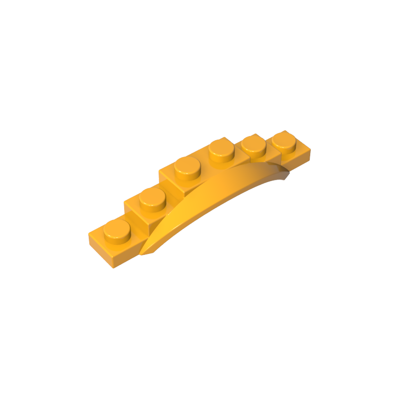 62361 | Vehicle, Mudguard 1 1/2 x 6 x 1 with Arch
