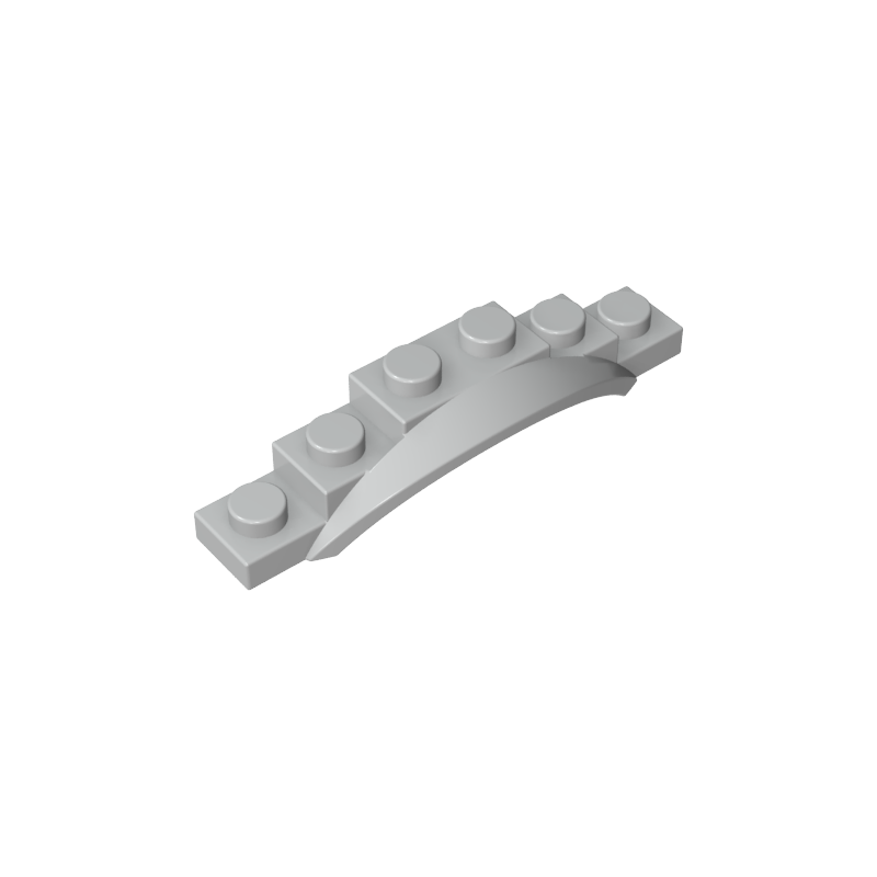 62361 | Vehicle, Mudguard 1 1/2 x 6 x 1 with Arch