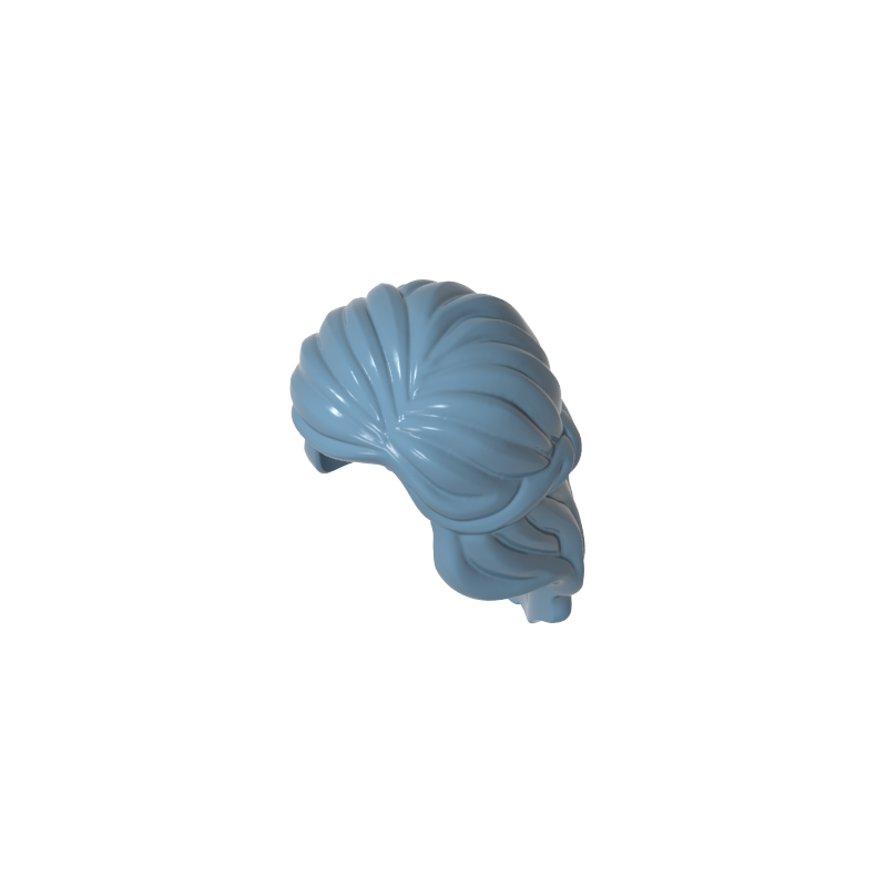 59363 | Hair Female Mid-Length with Braid Around Sides