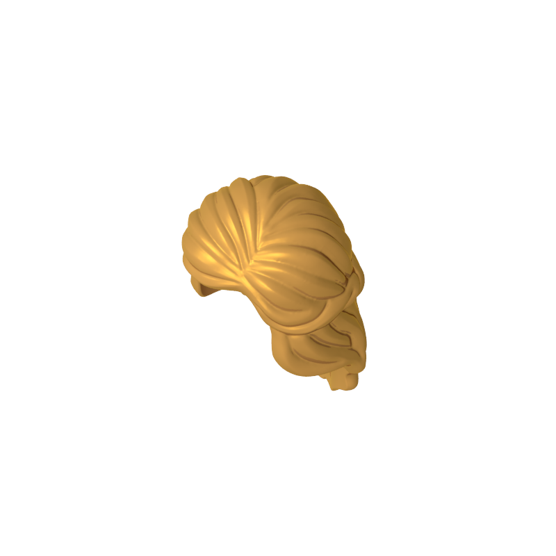 59363 | Hair Female Mid-Length with Braid Around Sides