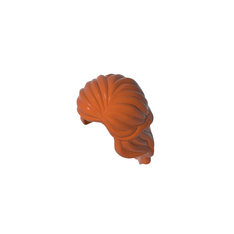 59363 | Hair Female Mid-Length with Braid Around Sides