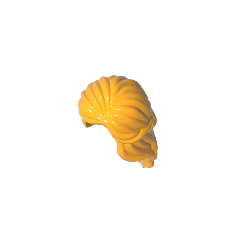 59363 | Hair Female Mid-Length with Braid Around Sides