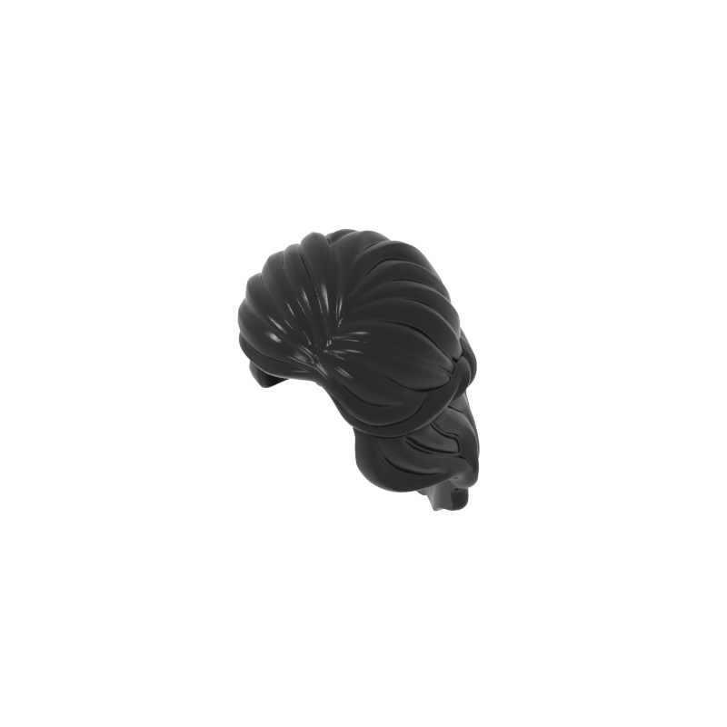 59363 | Hair Female Mid-Length with Braid Around Sides