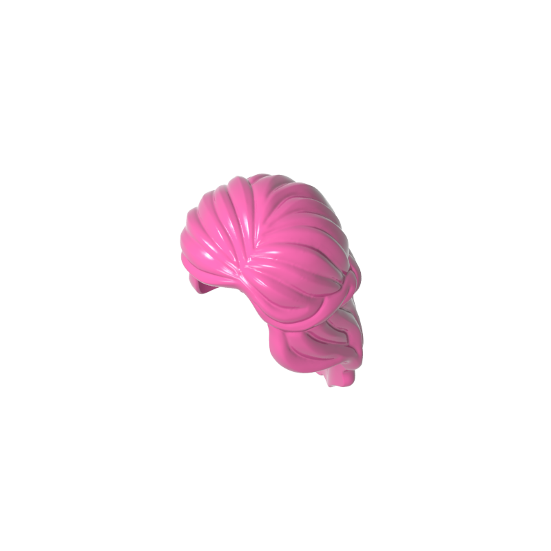 59363 | Hair Female Mid-Length with Braid Around Sides