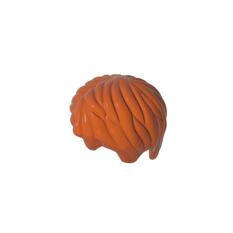 62810 | Hair Short Tousled with Side Part