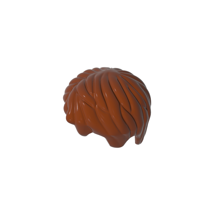 62810 | Hair Short Tousled with Side Part