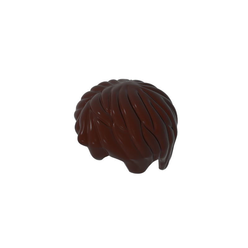 62810 | Hair Short Tousled with Side Part