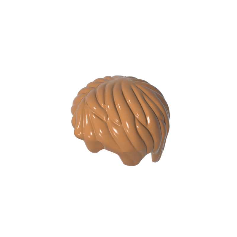 62810 | Hair Short Tousled with Side Part