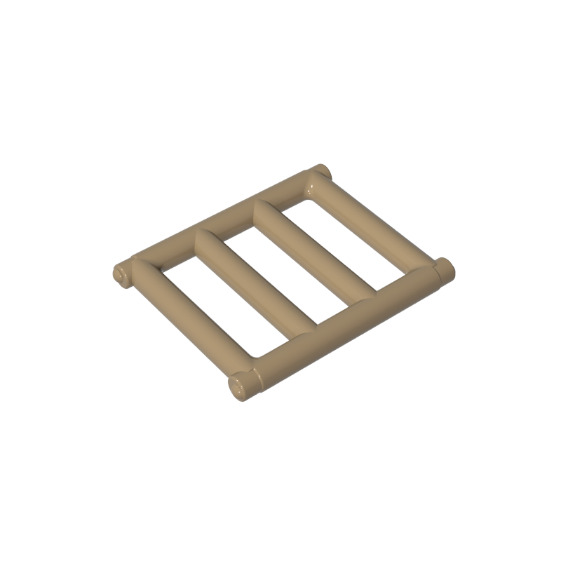 62113 | Bar 1 x 4 x 3 Grille with End Protrusions