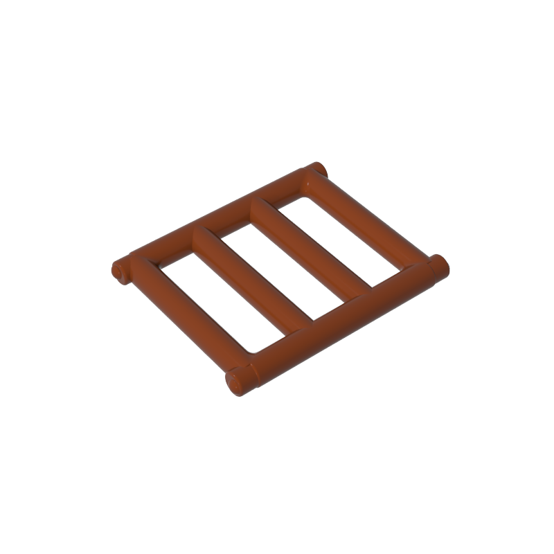 62113 | Bar 1 x 4 x 3 Grille with End Protrusions