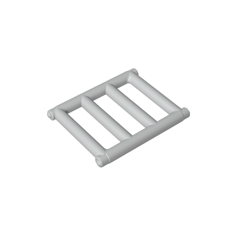 62113 | Bar 1 x 4 x 3 Grille with End Protrusions