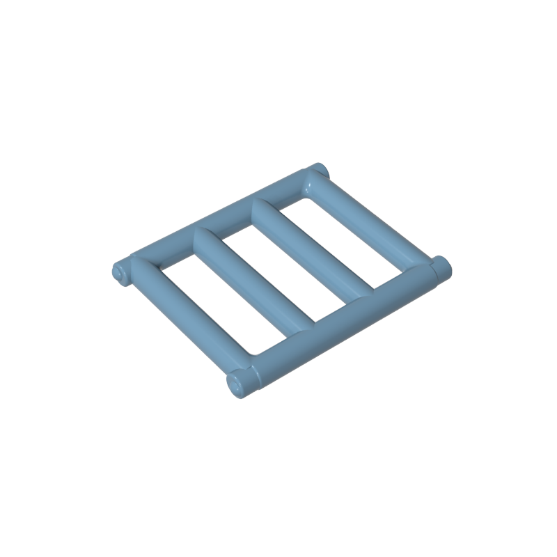 62113 | Bar 1 x 4 x 3 Grille with End Protrusions