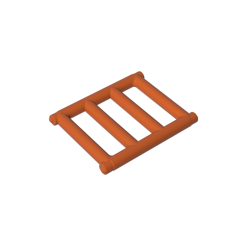 62113 | Bar 1 x 4 x 3 Grille with End Protrusions