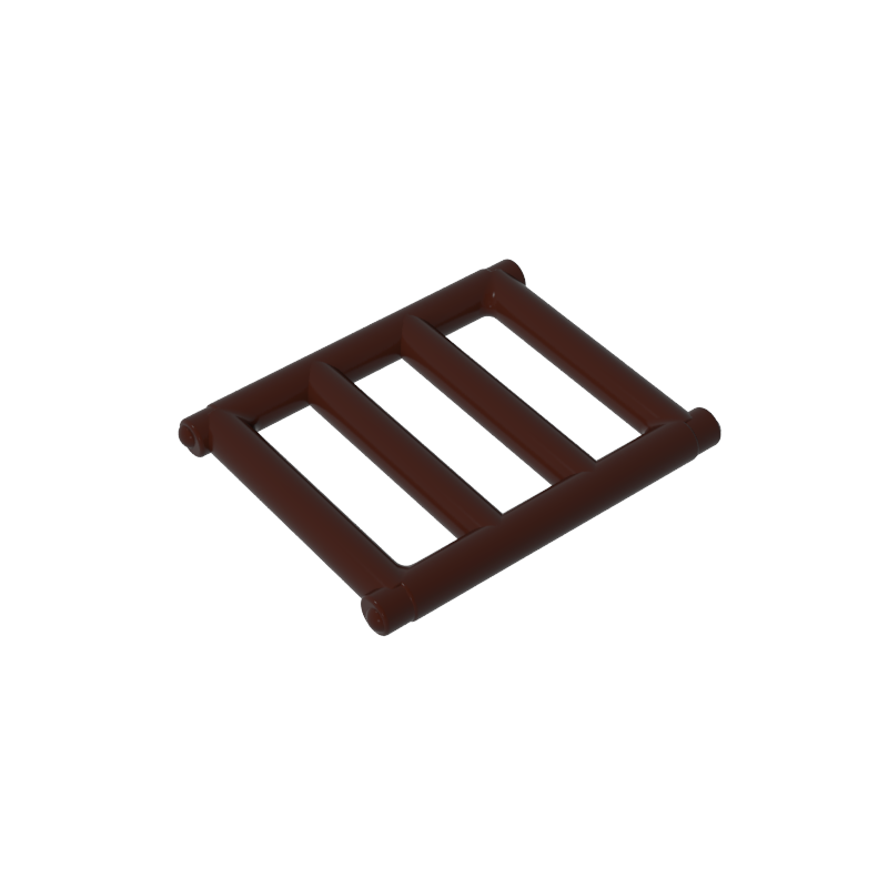 62113 | Bar 1 x 4 x 3 Grille with End Protrusions