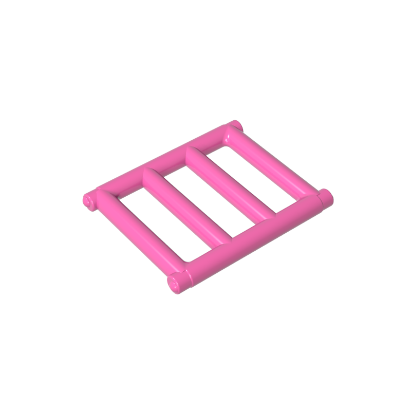 62113 | Bar 1 x 4 x 3 Grille with End Protrusions