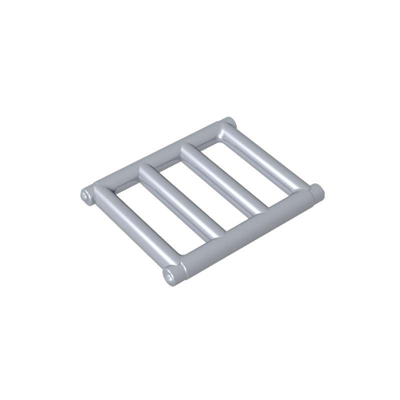 62113 | Bar 1 x 4 x 3 Grille with End Protrusions