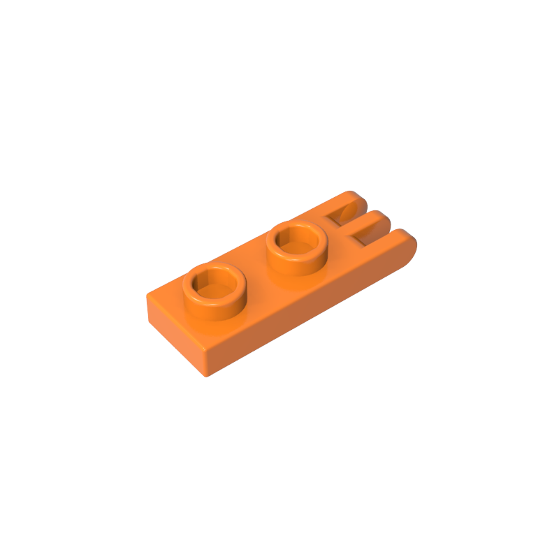 4275b | Hinge Plate 1 x 2 with 3 Fingers on End - Solid Studs