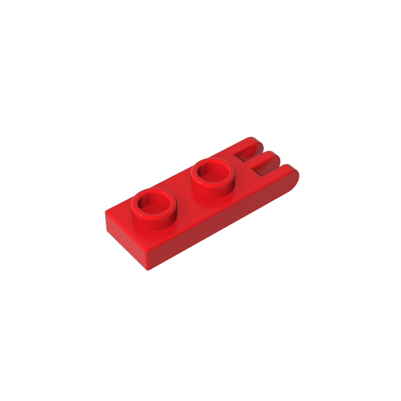 4275b | Hinge Plate 1 x 2 with 3 Fingers on End - Solid Studs