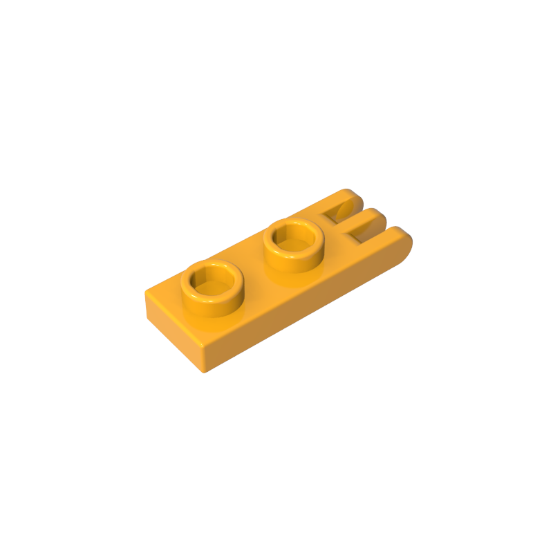4275b | Hinge Plate 1 x 2 with 3 Fingers on End - Solid Studs