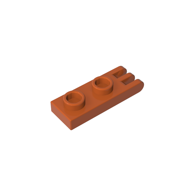 4275b | Hinge Plate 1 x 2 with 3 Fingers on End - Solid Studs